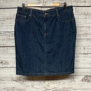 L.L. Bean Vintage Denim Mini Skirt Size 12